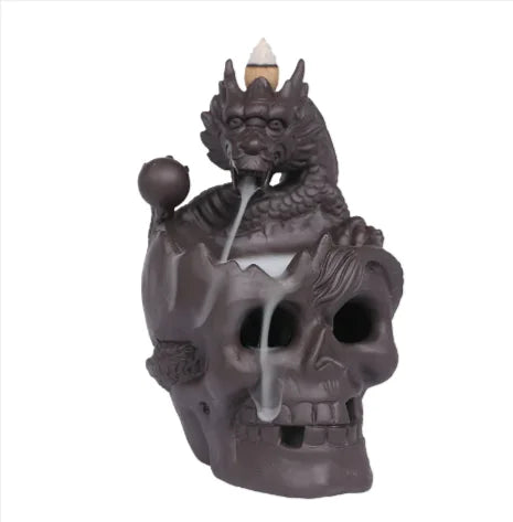 Skull Backflow Incense Burner