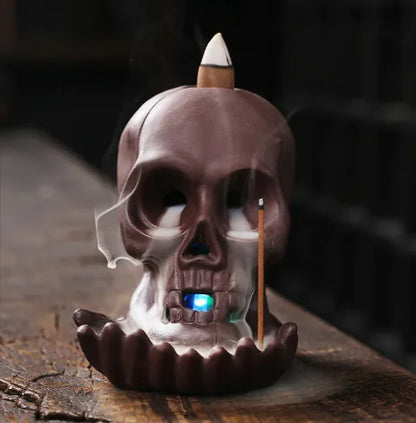 Skull Backflow Incense Burner